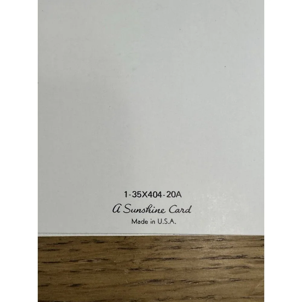A Sunshine Card this card